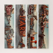 Neon Signs Las Vegas Square Puzzle Legpuzzel (Horizontaal)