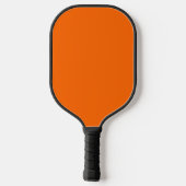 Neon sinaasappel - gedurfde monogrammen pickleball paddle (Achterkant)