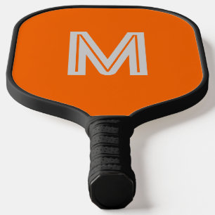 neon sinaasappel - monogram toevoegen pickleball paddle