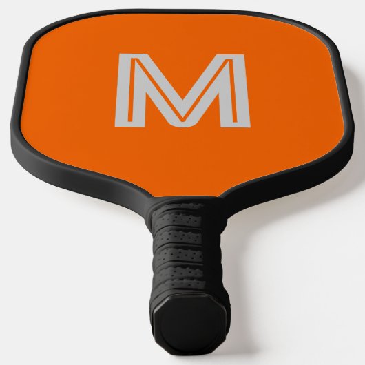 neon sinaasappel - monogram toevoegen pickleball paddle (Laagn)