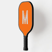 neon sinaasappel - monogram toevoegen pickleball paddle (Links)