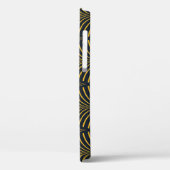 Neon sinaasappel vintage: bladeren. Case-Mate iPhone case (Achterkant / Links)