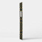 Neon sinaasappel vintage: bladeren. Case-Mate iPhone case (Achterkant / Rechts)
