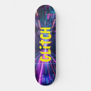 NEON Skateboard MET GLITCH