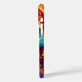 Neon Skull Art Psychedelic Phone Case (Achterkant / Links)