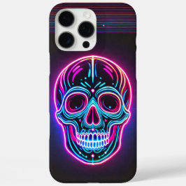 Neon Skull iPhone 16 Pro Max Hoesje