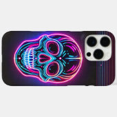 Neon Skull Case-Mate iPhone Case (Achterkant (horizontaal))