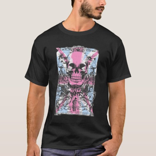 Neon Skull Fusion - T-shirt (Voorkant)