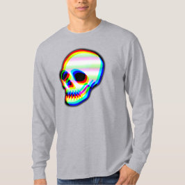Neon Skull Illustratie T-Shirt