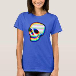 Neon Skull Illustratie T-shirt
