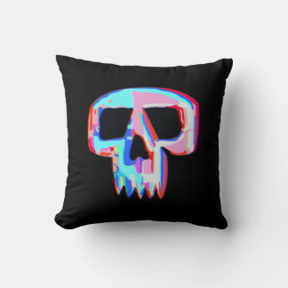 Neon Skull Kussen