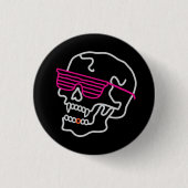 Neon Skull Ronde Button 3,2 Cm (Voorkant)