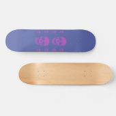 Neon Skull Skateboard Decom (Horizontaal)