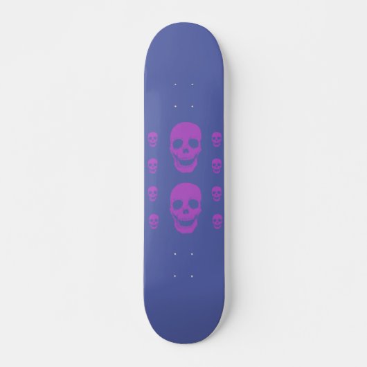 Neon Skull Skateboard Decom (Voorkant)