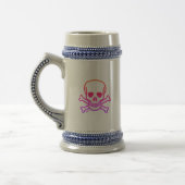 Neon Skull stein Bierpul (Links)