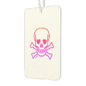 Neon Skull witte auto luchtverfrisser (Links)