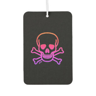 Neon Skull zwarte auto luchtverfrisser