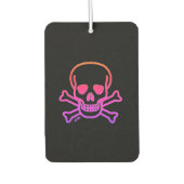 Neon Skull zwarte auto luchtverfrisser (Voorkant)