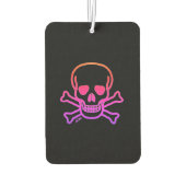 Neon Skull zwarte auto luchtverfrisser (Achterkant)