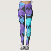 Neon Skulls Leggings (Voorkant)