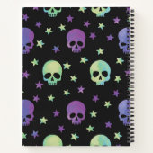Neon Skulls Notitieboek (Achterkant)