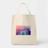 Neon Skybridge Dreamscape Tote Bag (Voorkant)