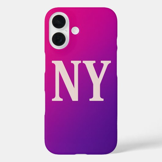 Neon Skyline NY - Vet en Chic Case-Mate iPhone Case (Achterkant)