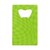 Neon slijm groene zomer vrijgezellenfeest bruidsfe creditkaart flessenopener (Achterkant)