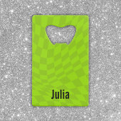 Neon slijm groene zomer vrijgezellenfeest bruidsfe creditkaart flessenopener