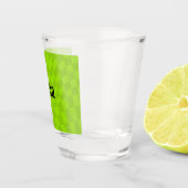 Neon slijm groene zomer vrijgezellenfeest bruidsfe shot glas (Rechts)