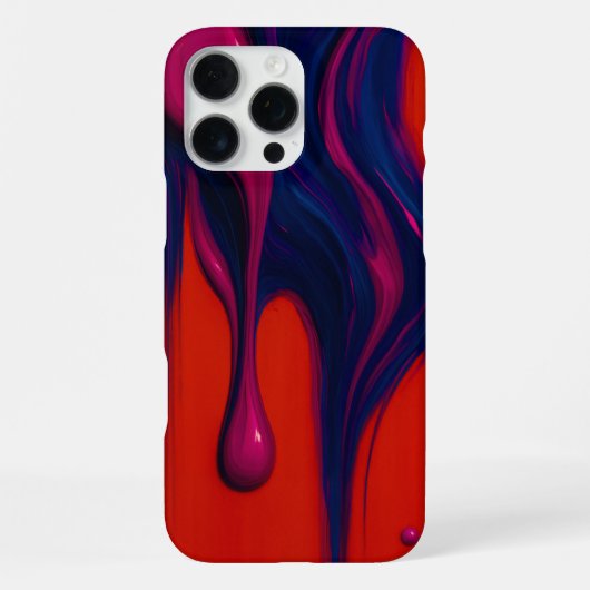 Neon Smelt Flow iPhone 16 Pro Max Hoesje (Achterkant)