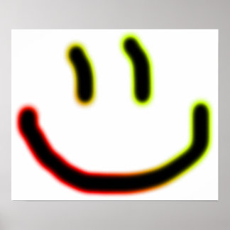 Neon Smile Poster