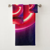 Neon Smile voor Happy Glow Bad Handdoek (Insitu)