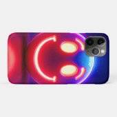 Neon Smile voor Happy Glow Case-Mate iPhone Case (Achterkant (horizontaal))