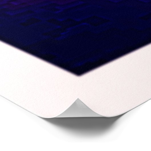 Neon Smile voor Happy Glow Poster (Hoek)