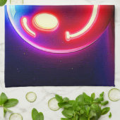 Neon Smile voor Happy Glow Theedoek (Gevouwen)