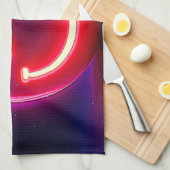 Neon Smile voor Happy Glow Theedoek (Quarter Fold)