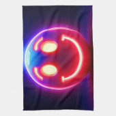 Neon Smile voor Happy Glow Theedoek (Verticaal)