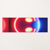Neon Smile voor Happy Glow Yogamat (Achterkant (horizontaal))