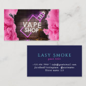 Neon Smoke Shop Visitekaartje (Voorkant / Achterkant)