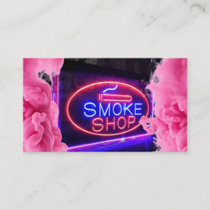 Neon Smoke Shop Visitekaartje