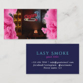 Neon Smoke Shop Visitekaartje (Voorkant / Achterkant)