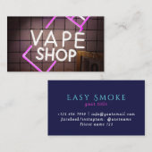 Neon Smoke Shop Visitekaartje (Voorkant / Achterkant)