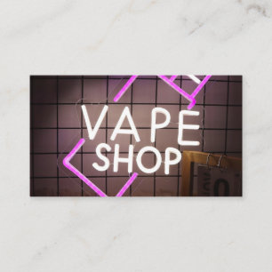 Neon Smoke Shop Visitekaartje