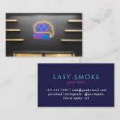 Neon Smoke Shop Visitekaartje (Voorkant / Achterkant)