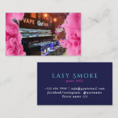 Neon Smoke Shop Visitekaartje (Voorkant / Achterkant)