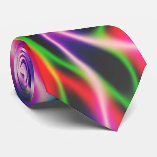 Neon Smoke Stropdas (Opgerold)