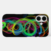 Neon Smoke Swirl Case-Mate iPhone Case (Achterkant (horizontaal))