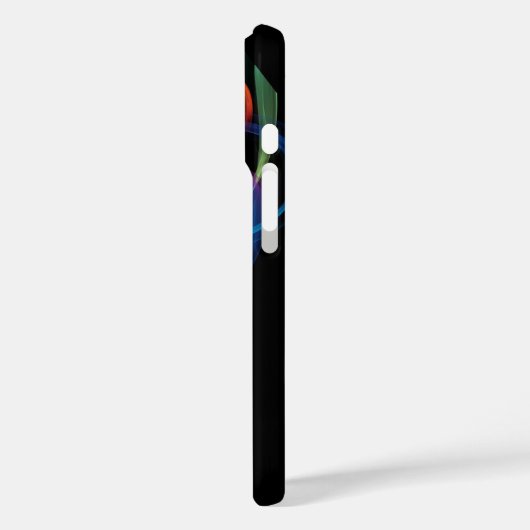 Neon Smoke Swirl Case-Mate iPhone Case (Achterkant / Links)