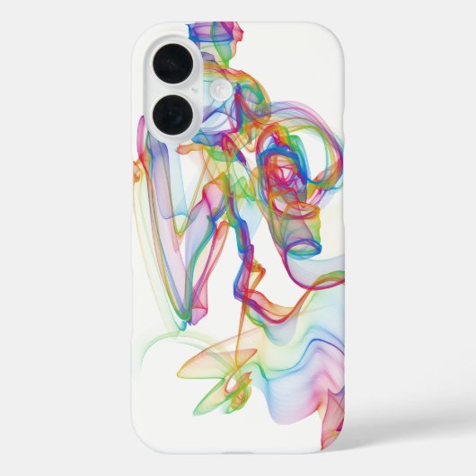 Neon Smoke Swirl Case-Mate iPhone Case (Achterkant)